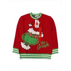 Grinch Christmas Sweater Youth Long Sleeve Pullover Size M 10-12